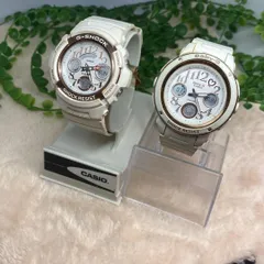 希少　CASIO ラバコレ　2013 AW-590LA BGA-150LA　ペアウォッチ　G-SHOCK baby-G ハート　アナデジ　クォーツ　メンズ　レディース　腕時計