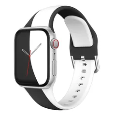 新品 「オリジナル」アップルウォッチ バンド シリコン製 LOVLEOP コンパチブル apple watch バンド バイカラータイプ 柔らかいベルト42/44/45/49mm 腕時計用 交換バンドiWatch Series 8/7/6/5/4/3/2/1/