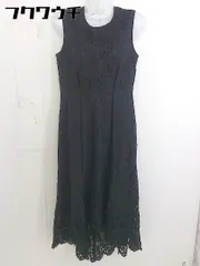 ◇ GIRL ガール レース ノースリーブ ロング ワンピース サイズM ブラック レディース  【中古】 【1202190003895】