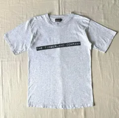 90s　vintage　MADE IN USA製　Timberland　斜めボックスロゴ　両面プリントTシャツ　Y2K