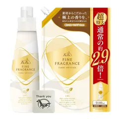 ファーファ ファインフレグランス 柔軟剤 香水調 シエル ウォーミングブーケの香り 本体 600ml + 詰め替え 大容量 1440ml 各種1個セット + Kunutonnオリジナルロゴ入りおまけ付 [シエル 各種1個セット]