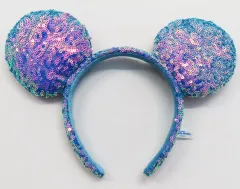 【中古】アクセサリー(非金属) ミッキーマウス(スパンコール/ブルー) カチューシャ 「ディズニー」 東京ディズニーリゾート限定