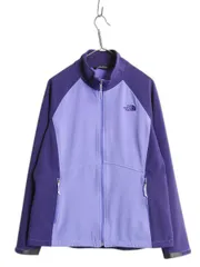 【お得なクーポン配布中!】 US企画 ノースフェイス ソフトシェル ジャケット レディース XL / The North face アウトドア 裏 フリース ストレッチ フルジップ ツートン