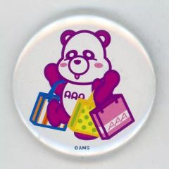 [중고] 배지·핀즈(여성) 우노 미사코 에~판다 캔 배지(퍼플) [AAA POP UP STORE] 상품 구입 특전