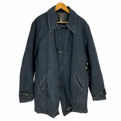 アルマーニジーンズ ARMANI JEANS 90-00s MADE IN ITALY コットンリネン デニムカバーオール BLUE HEMP メンズ EUR：48 のサムネイル