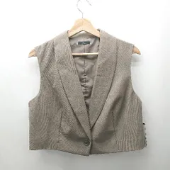 ◇ ◎ Θ URBAN RESEARCH アーバンリサーチ 無地 ノースリーブ ベスト サイズF グレージュ系 レディース E  【1506190013060】