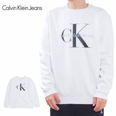 CalvinKleinJeansプレミアムテリーモノグラムスウェットシャツ - メルカリ