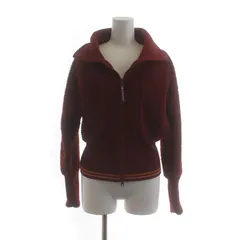 アディダス バイ ステラマッカートニー adidas by Stella McCartney フリースジャケット ボア ジップアップ フルジップ リブ 長袖 ライン M 赤 レッド ■GY19 /MQのサムネイル