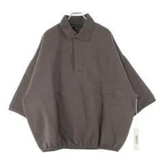 FOG Essentials (エフオージー エッセンシャルズ) polo shirt コットンポリ 半袖ポロシャツ ブラウンのサムネイル