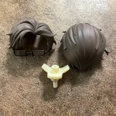 現状品　ねんどろいど 入間銃兎　ヘアパーツ　髪パーツ　 ヒプノシスマイク -Division Rap Battle- 　やや使用感あります　写真にあるもののみ　バラ売り不可　眼鏡パーツ　茶髪　男の子