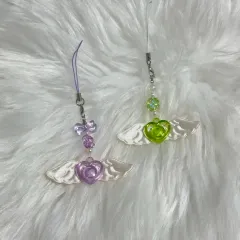 ビーズ 天使 キーリング ギャル 量産型 地雷系 ひめがる サブカルチャー ロリータ jk