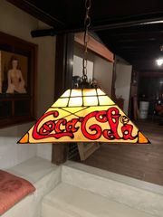 1970’s ヴィンテージ コカコーラ シェイド ペンダントライト ティファニー coca cola