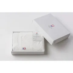 【新着商品】今治タオル 日本製 ホワイト ギフトセット フェイスタオル1枚 ハンドタオル1枚 0