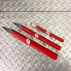 ナガタ タガネ 3本セット 工具 削岩 発掘 大工