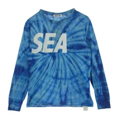 ⭐️wind and sea ウィンダンシー　ロンt Lサイズ　ブルー 中古・古着通販】WIND AND SEA (ウィンダンシー) ロングスリーブ