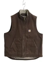 Carhartt カーハート ダックベスト　内側ボアフリース 楽天市場】米国直輸入 カーハート ダック ベスト キルティング裏地