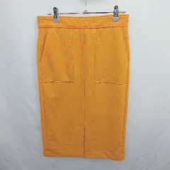 ◇ Θ COUP DE CHANCE クード シャンス ロング タイト スカート サイズ40 オレンジ レディース E  【1507030016227】