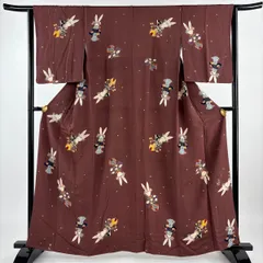 ２点セット 人形作家ホリヒロシ刺繍紋訪問着&うさぎ唐織袋帯 2点セット 人形作家ホリヒロシ刺繍紋訪問着&うさぎ唐織袋帯 2点セット