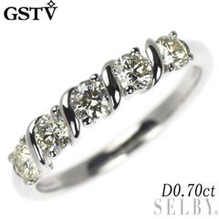 新品同様/Ｐt950/GSTV/超綺麗ダイヤモンドリング/ゆったりサイズ 最安値 GSTV PT950 ダイヤモンド リング D 約1.00ct