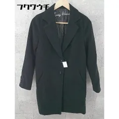 【極美品】ミスティウーマン　ノーカラーコート　パープル　羊毛　カシミヤ　M 極美品】ミスティウーマン ノーカラーコート パープル 羊毛