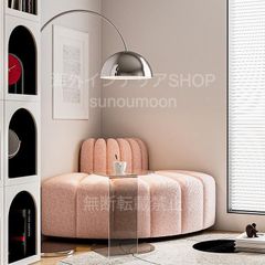 ソファ 高反発 コーナー ベルベット調 座り心地 快適 おしゃれ かわいい インテリア ソファー くつろぎ リビング カフェ バー 白 ピンク