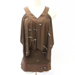 #snc フェンディ FENDI カットソー 38 茶 ノースリーブ  レディース [795515]のサムネイル