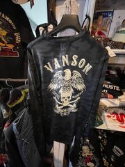VANSON バンソン ドライロンTEE メンズ 長袖Tシャツ nvlt-2406