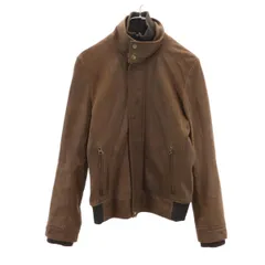 【URBAN RESEARCH】ノーカラーレザージャケット 羊革 ノーカラージャケット レディース 本革 レザージャケット
