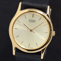 668 稼動 CITIZEN 時計 メンズ ソーラー STILETTO ゴールド - メルカリ