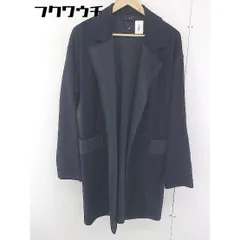 ■ Munich ミューニック 長袖 コート コーディガン サイズXS ブラック レディース  【中古】 【1110270017086】