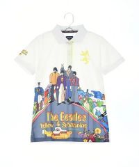 【美品Bランク】アドミラルゴルフ｜Admiral Golf｜限定品ビートルズコラボ半袖ポロシャツ｜レディース｜M｜春夏｜ホワイト