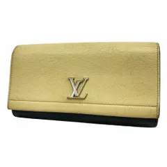 ルイ・ヴィトン(Louis Vuitton) ルイ・ヴィトン 長財布 ポルトフォイユロックミー2 M62328 ヴァニーユノワールレディース