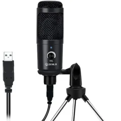 コンデンサーマイク 単一指向性 三脚スタンド ZENLO