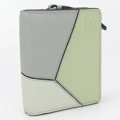 ロエベ　ウォレット　コンパクト　ジップ　財布　グレージュ　新品未使用 LOEWE [ラッピング済] ロエベ 財布 三つ折り コンパクト ジップ