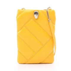 ブルガリ BVLGARI ショルダーバッグ セルペンティ カボション フォンケース イエロー レザー セルペンティ カボション フォンショルダー レディース Used Aのサムネイル