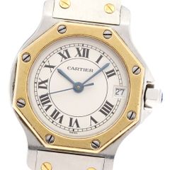 カルティエ CARTIER W2001683 サントスオクタゴンSM YGコンビ クォーツ レディースベルトジャンク_882951