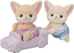 【新品】エポック社 シルバニアファミリー 人形 フェネックのふたごちゃん キのサムネイル