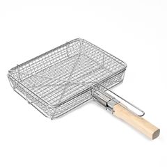 新品 【TFS】業務用 地鶏焼きステンレスグリル とり煎り用 網 (大) カセットコンロ＆炭火O.K.!! 焼き網 極太網