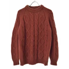 【古着】ケーブル長袖ニットセーター