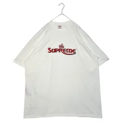 新品タグ付き　supreme crown tee クラウン　ホワイト　logo 2025年最新】crown tee supremeの人気アイテム - メルカリ