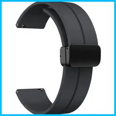 【特価商品】時計バンド 18mm 20mm 22mm 交換バンド シリコン製 磁気バックル付き 18mm 20mm 22mm 交換ベルト サイズ調節可能 替えベルト [MosFoil] 皮膚にやさしい 軽量 防水 調整簡単 柔らかい 弾力性 18mm 20mm