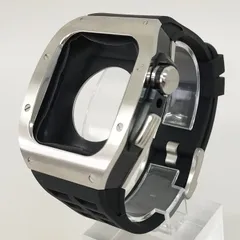 BARTH　バース【特価セール】高級感あるステンレス製  アップル ウォッチ ケース＆ベルト フィット感抜群のラバー製