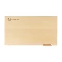 【在庫処分】梅沢木材工芸社(Umezawamokuzaikougeisya) 青森ひばのまな板 hibano スタンド付き 36×20×1.5cm