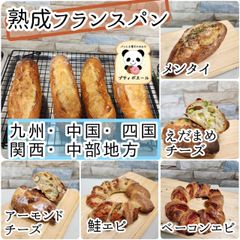 ◇フランスパン　◇　５個　九州・四国・中国・関西・中部地方の方　バケットハーフ　調理パン　ハードパン