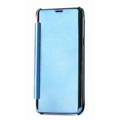 HUAWEI P10 lite 閉じたまま画面を確認できる クリアケース 【Type×Color】ブルーのサムネイル