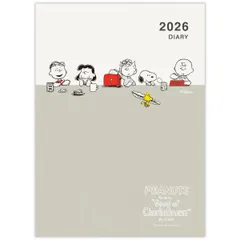 ホールマーク スヌーピー 手帳 2026年 A5 マンスリー ファミリー手帳 仲間とごはんの時間 845858 (2025年 12月始まり) [仲間とごはんの時間]
