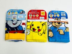 おりこうタオル 3枚セット トーマス ポケモン パウパト