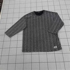 ◇ ⊇ AZUL BY MOUSSY コットン混 長袖 Tシャツ サイズＭ グレー系 メンズ E  【1509100079149】