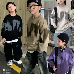 子供服 トレーナー 男の子 長袖 スウェット ジュニア プリントトレーナー ゆったり トップス 男の子かわいい 服 やわらか ファッション おしゃれ カジュアルmanze06