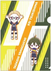 【中古】クリアファイル 月島蛍/山口忠 GraffArt A4クリアファイル 「ハイキュー!!」